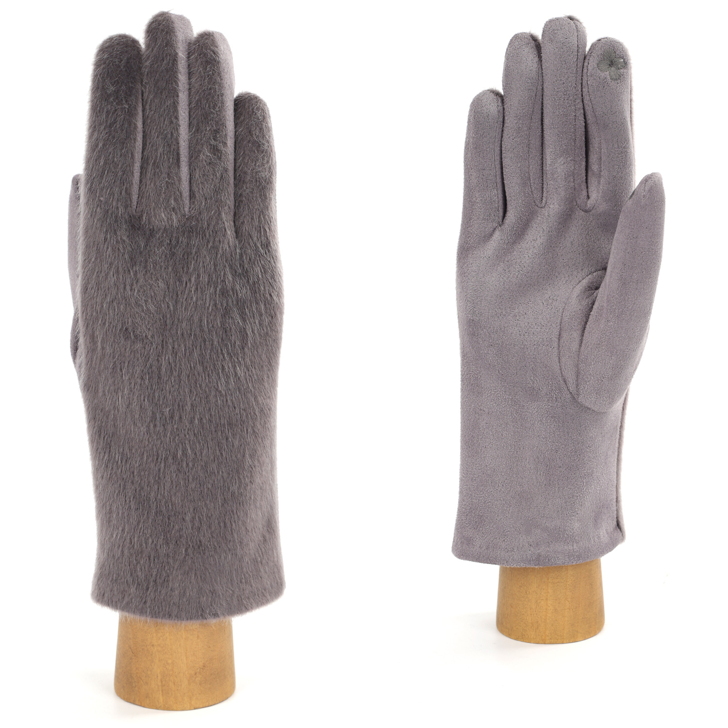 JRF4-9 FABRETTI Перчатки жен. 100% полиэстер, 90% полиэстер/10% эластан