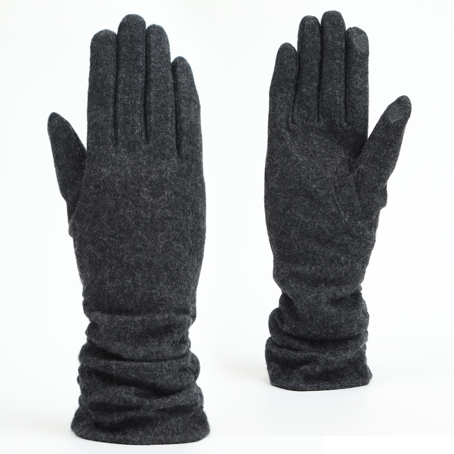 JMF77-1 FABRETTI Перчатки жен. 90% шерсть/10% эластан