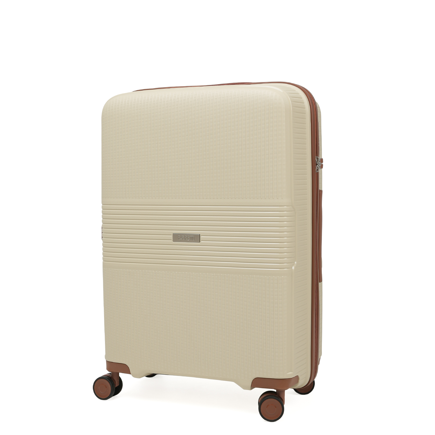 EN1060-24-13 FABRETTI Чемодан 4-х колесный 100% полипропилен