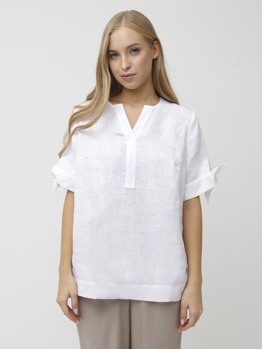 NK51-1 FABRETTI Блуза женская 100% лён