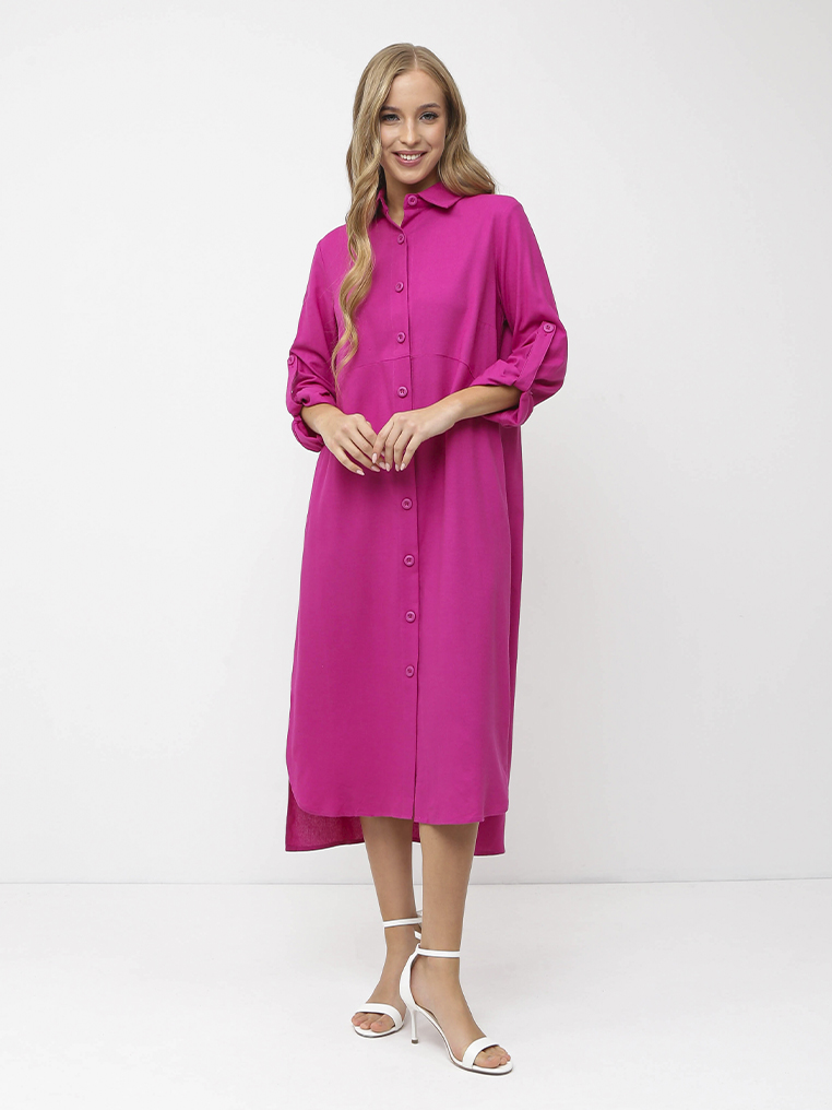 NCF50-73 FABRETTI Платье женское 70% лён 30% вискоза