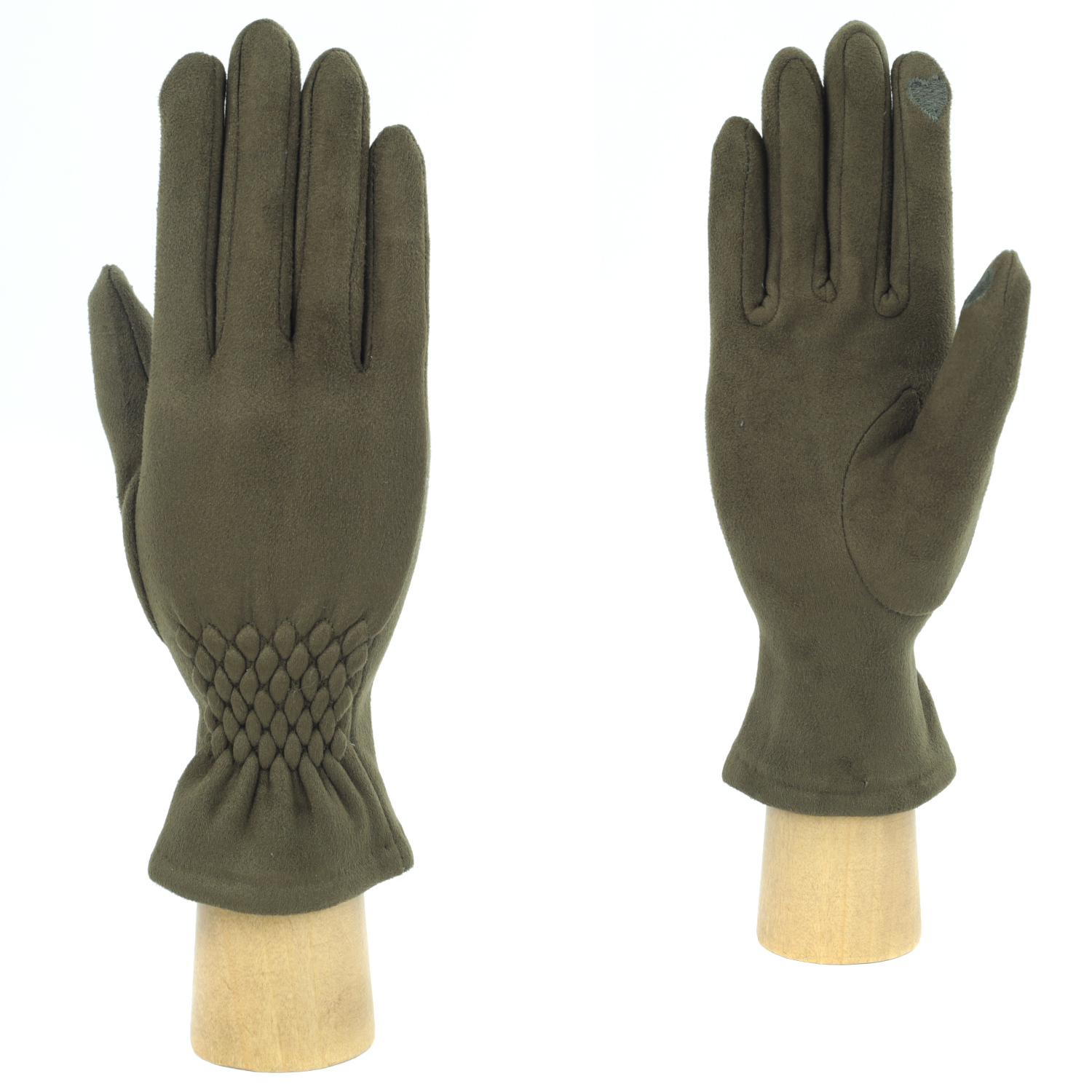 JIF22-27 FABRETTI Перчатки жен. 90%полиэстер/10%эластан