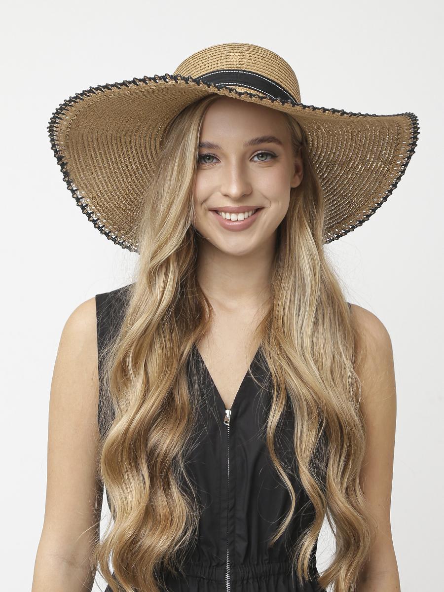 WY33-12 FABRETTI Шляпа жен. 90% целлюлоза/10% полиэстер  