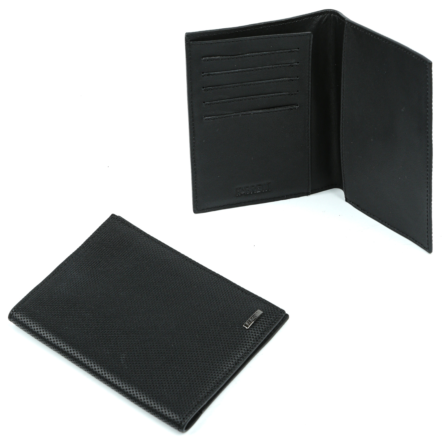 QPCm01Ep-2 FABRETTI Обложка для документов муж. нат. кожа