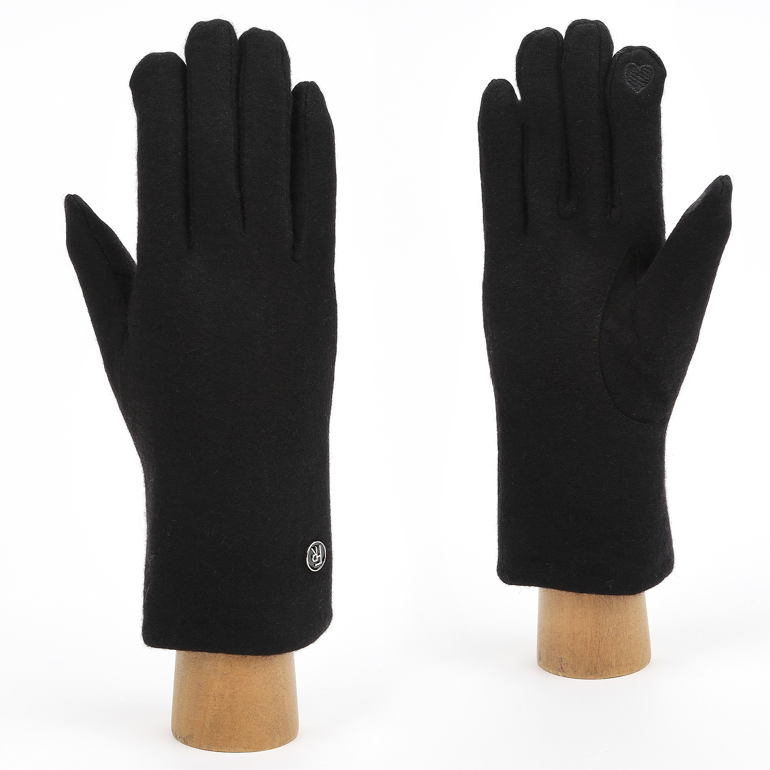 JMF55-2 FABRETTI Перчатки жен. 90% шерсть/10% эластан