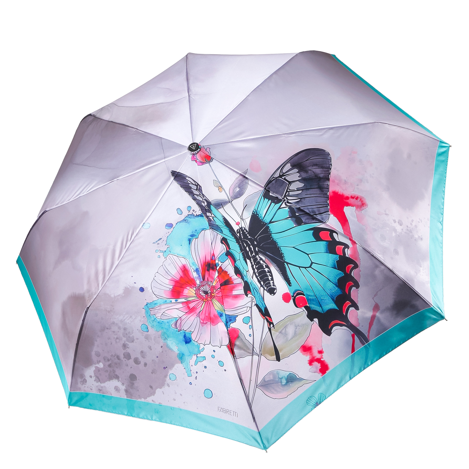 UFS0131-11 Зонт жен. Fabretti, автомат, 3 сложения, сатин