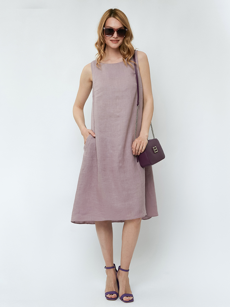 ZDKL91-5 FABRETTI Платье женское 100% лён