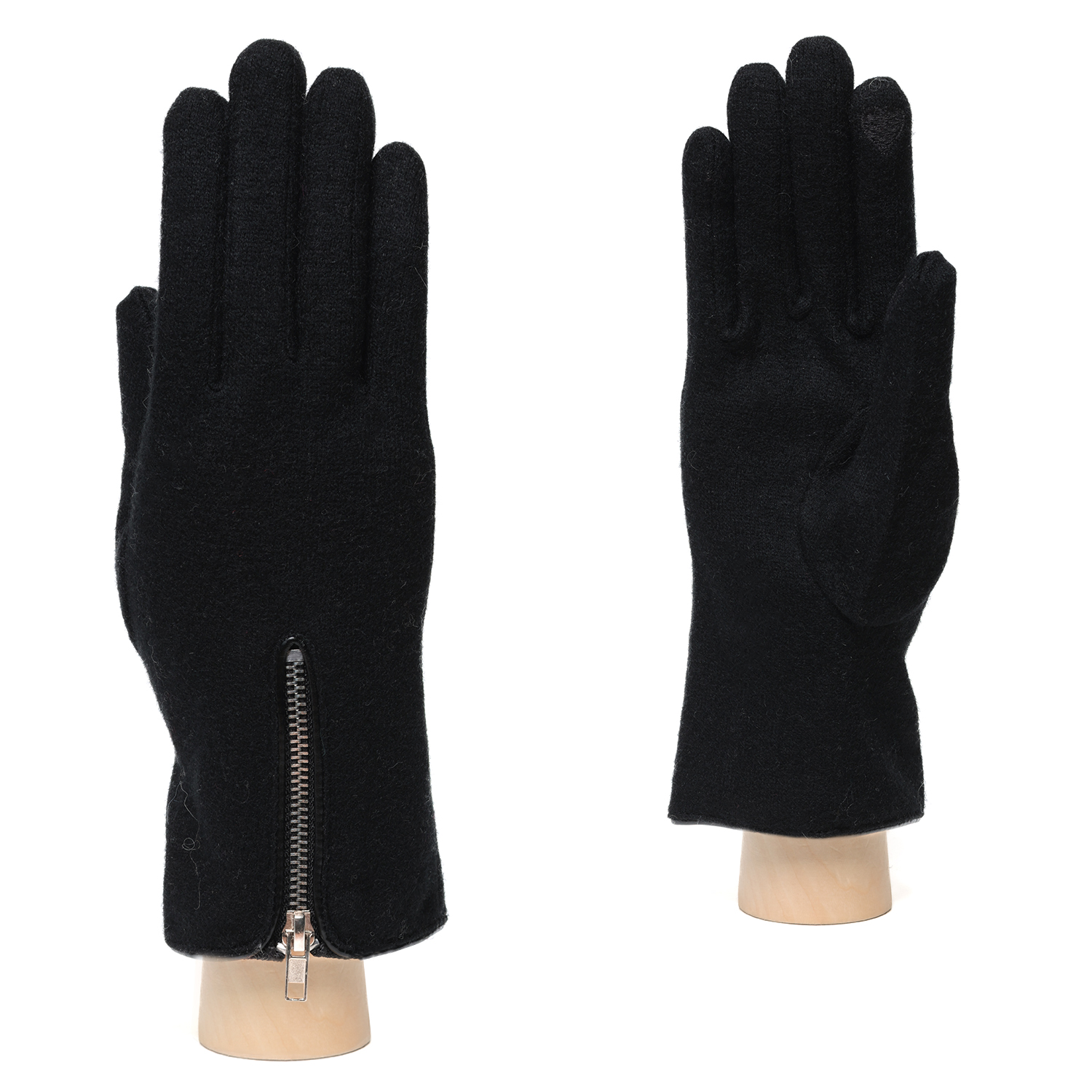 JIF53-2 FABRETTI Перчатки жен. 85% шерсть/15% эластан 