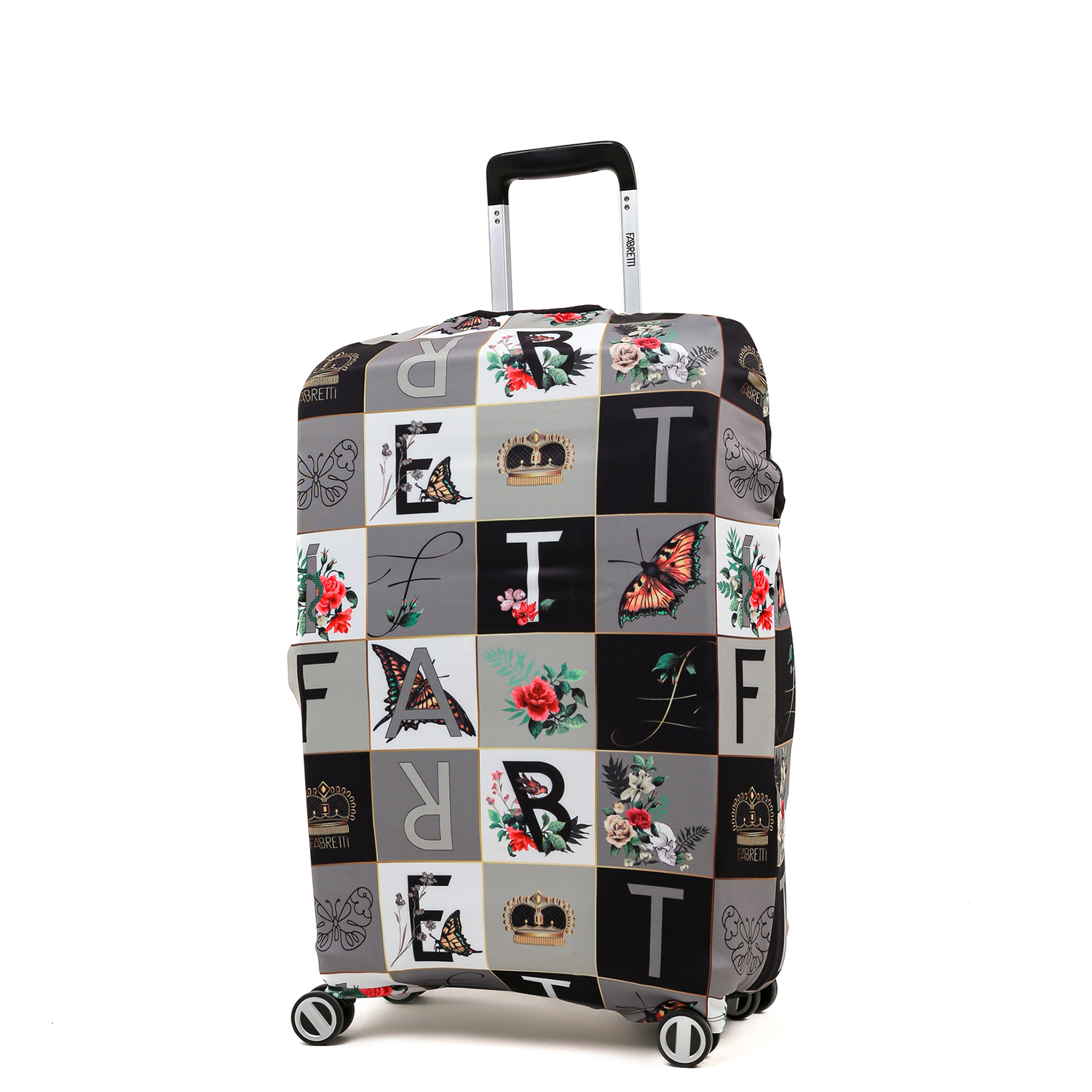 RW1105-M FABRETTI Чехол для чемодана 92%полиэстер 8%спандекс