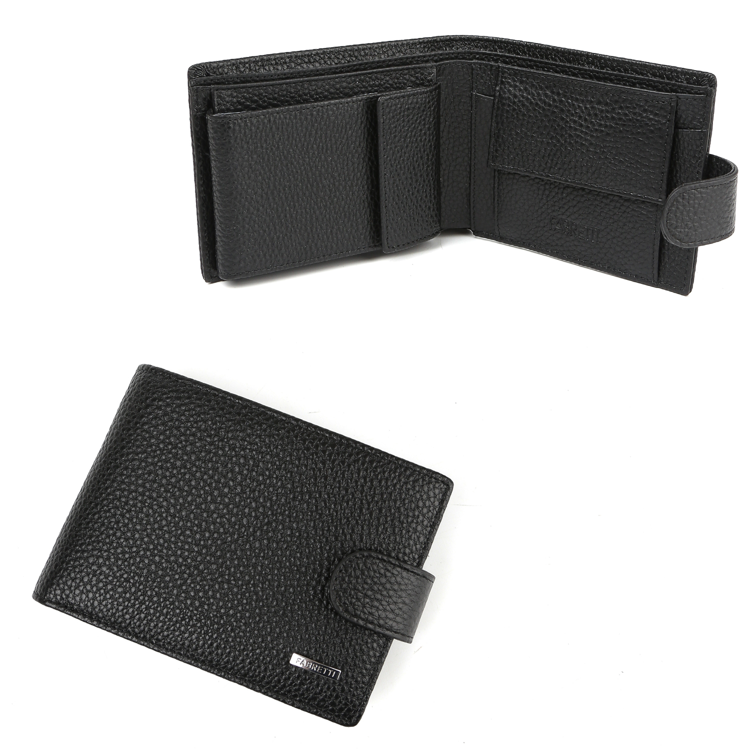 Q34511D-2 FABRETTI Кошелек муж. нат. кожа