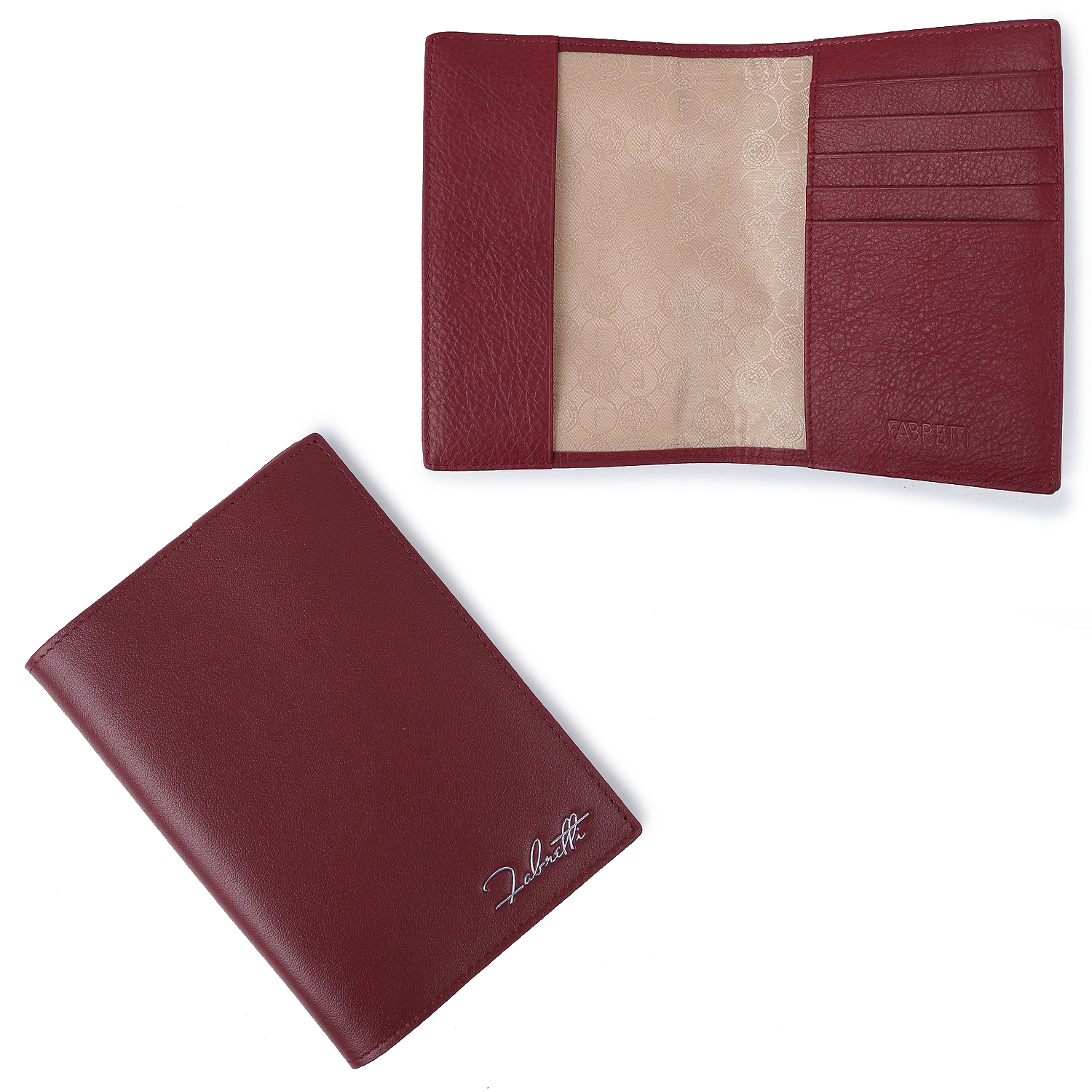 Q24019N2-51 FABRETTI Обложка для документов жен. нат. кожа