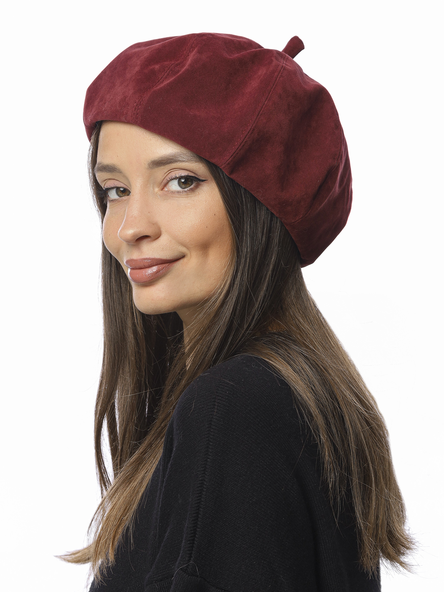 DT2-4 Fabretti Берет женский 100% полиэстер