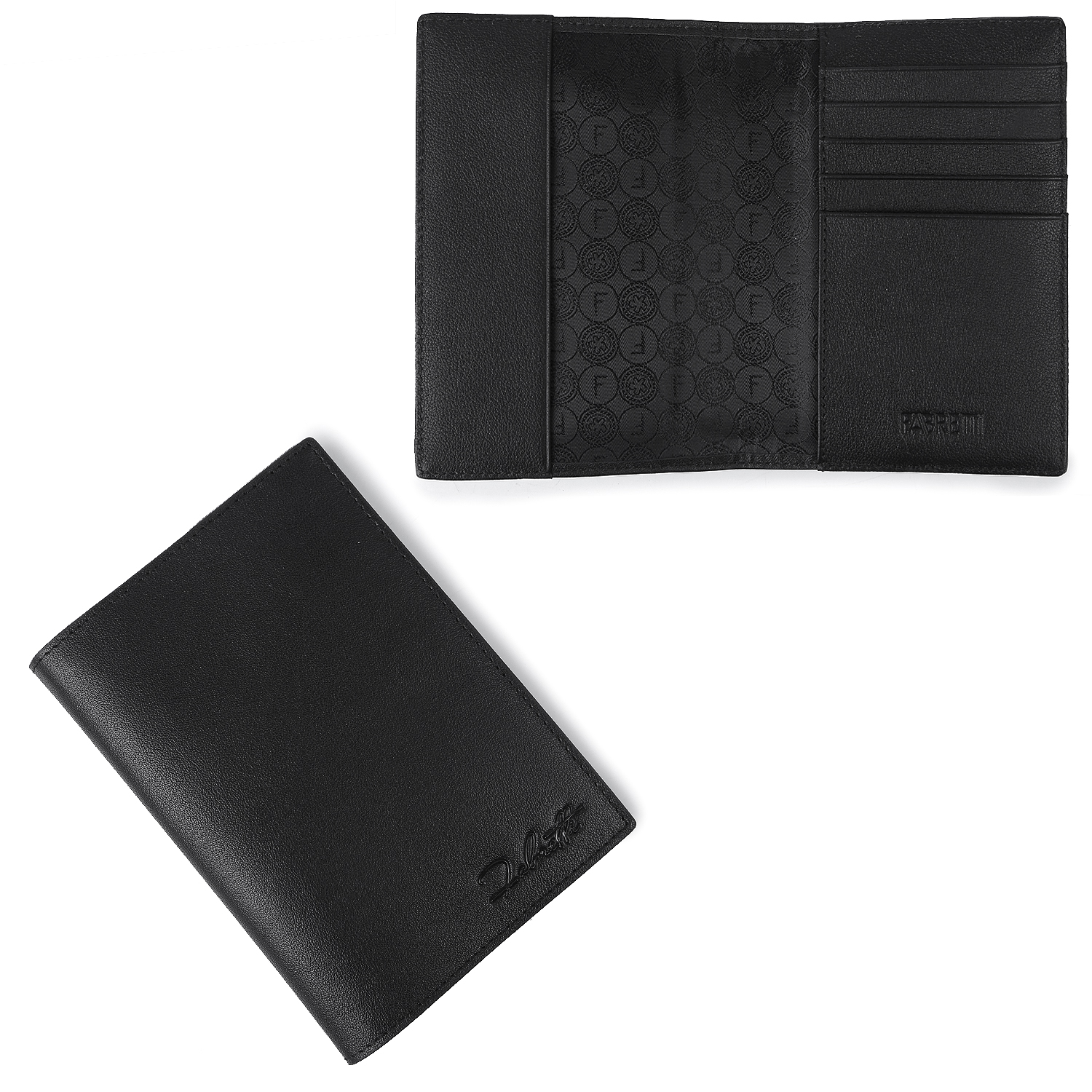 Q24019N2-2 FABRETTI Обложка для документов жен. нат. кожа