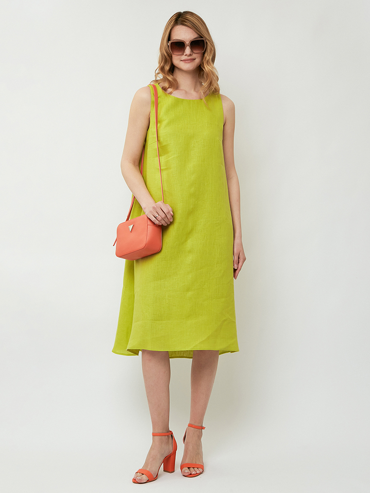 ZDKL91-51 FABRETTI Платье женское 100% лён