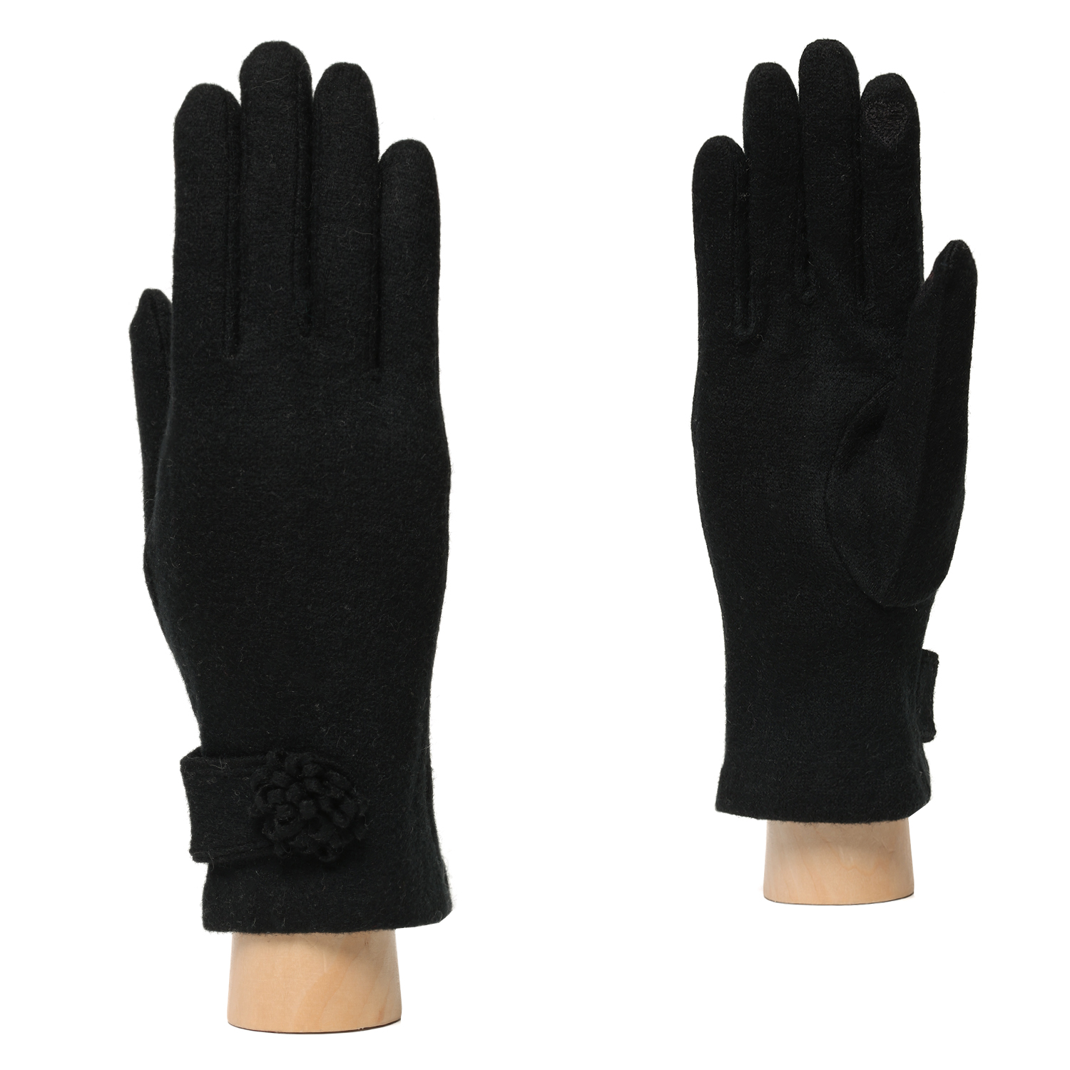 JIF55-2 FABRETTI Перчатки жен. 85% шерсть/15% эластан