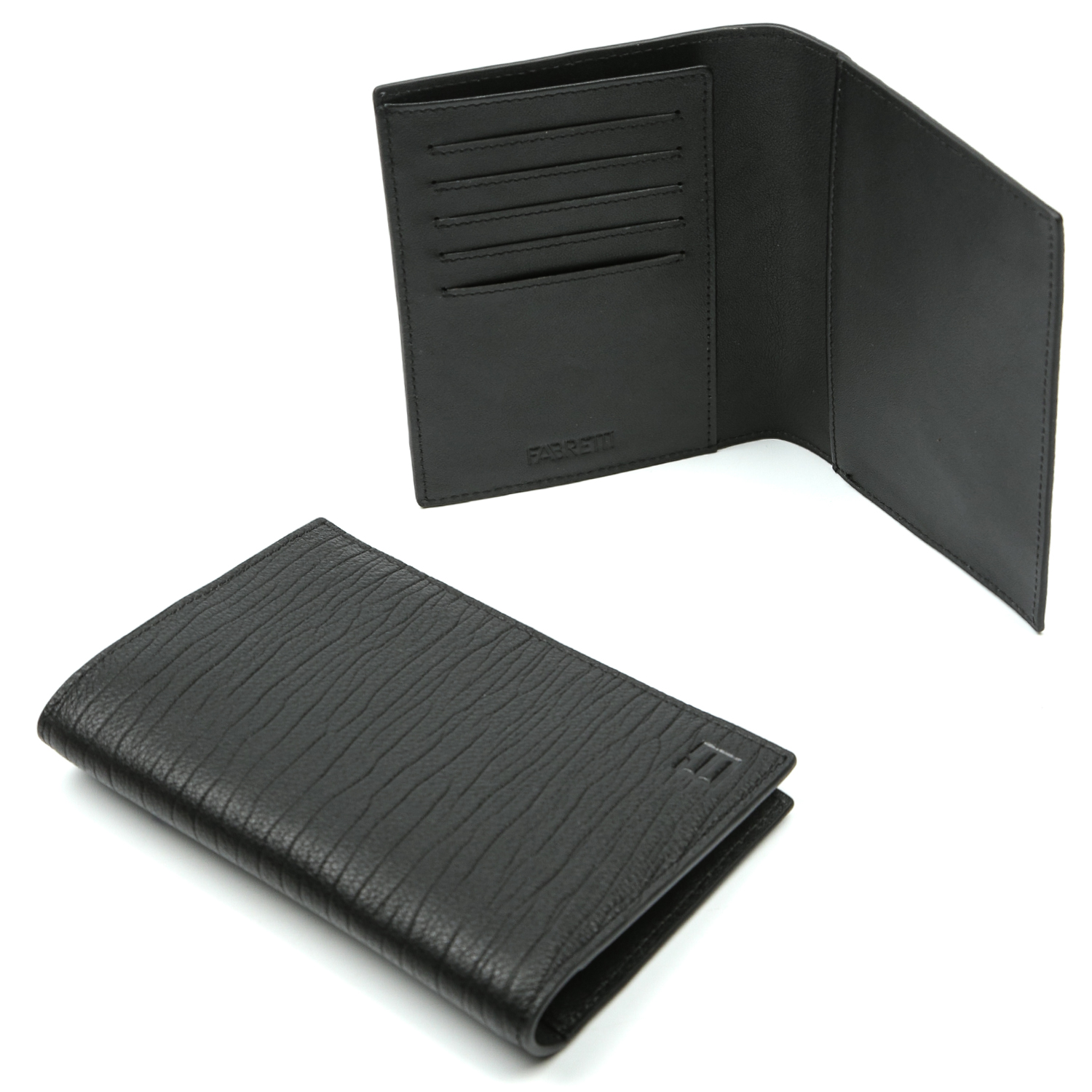 QPCm01E-2 FABRETTI Обложка для документов муж. нат. кожа