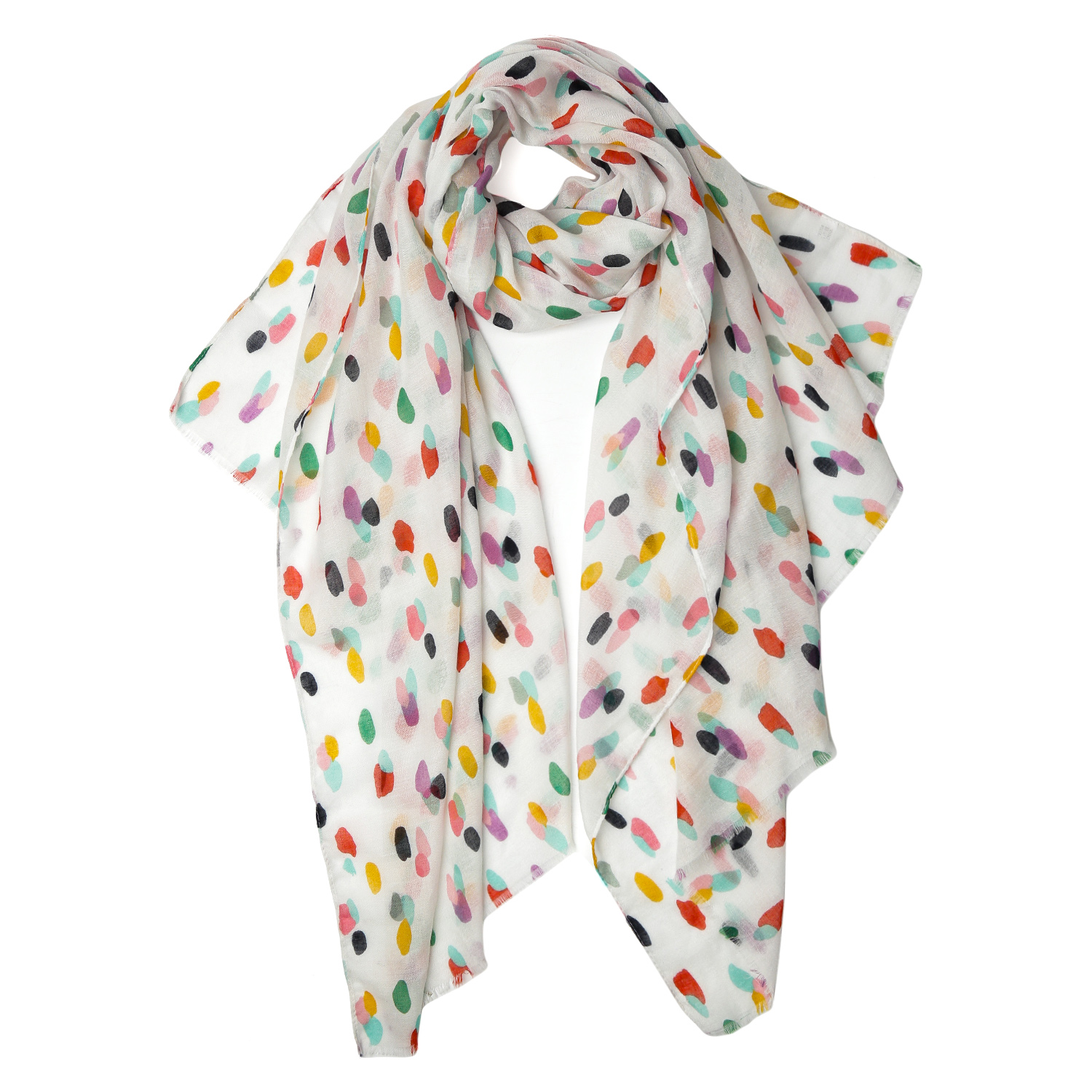 VFG0007-1 Шарф жен. 100% полиэстер 90x180 FABRETTI