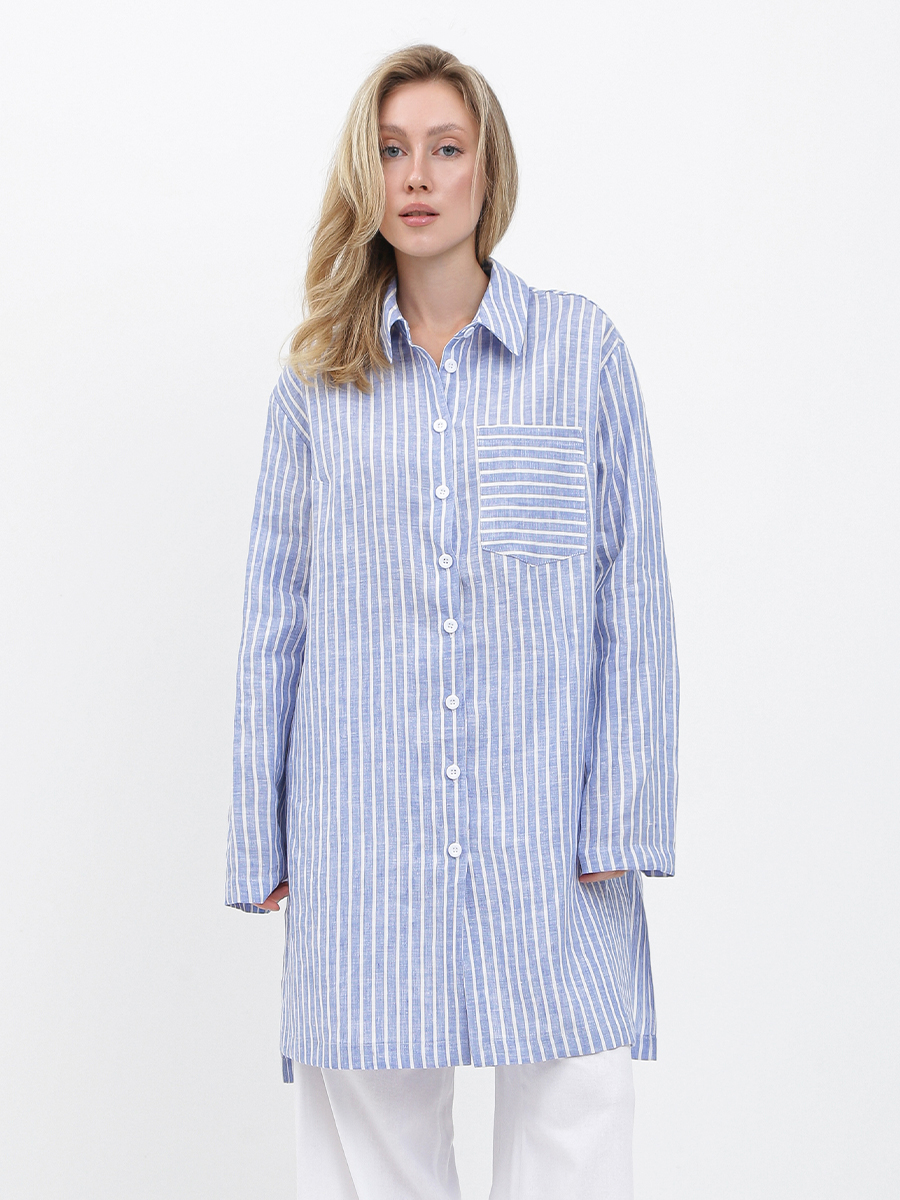 NK94-8 FABRETTI Блуза женская 100% лён