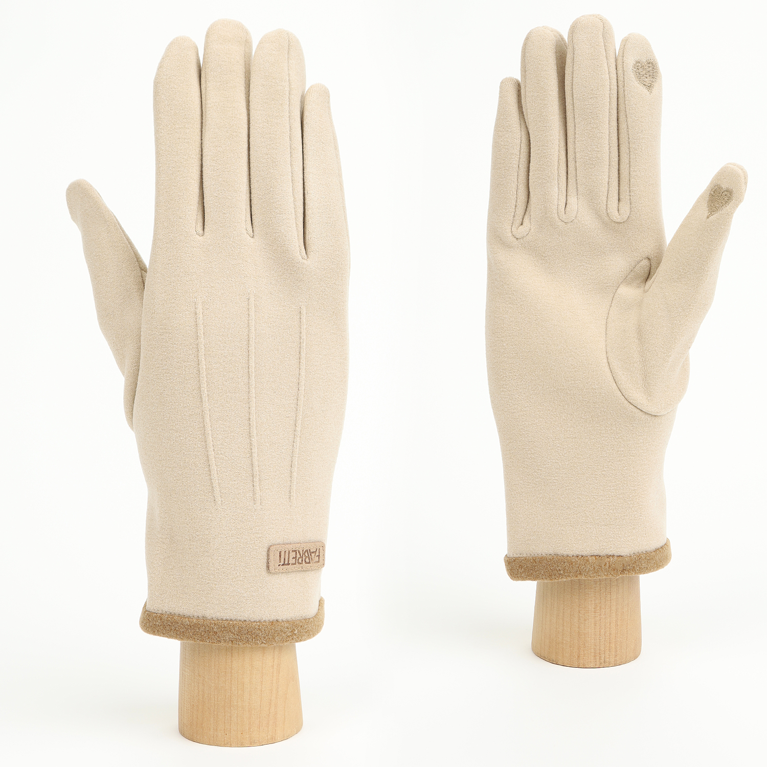 JMF34L-5.3 FABRETTI Перчатки жен. 100% полиэстер 