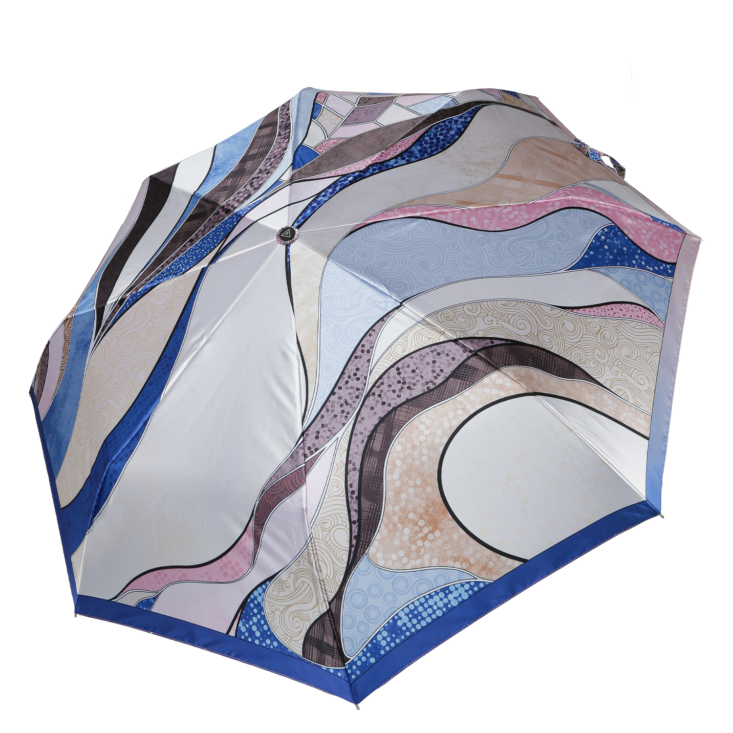 UFS0125-12 Зонт жен. Fabretti, автомат, 3 сложения, сатин