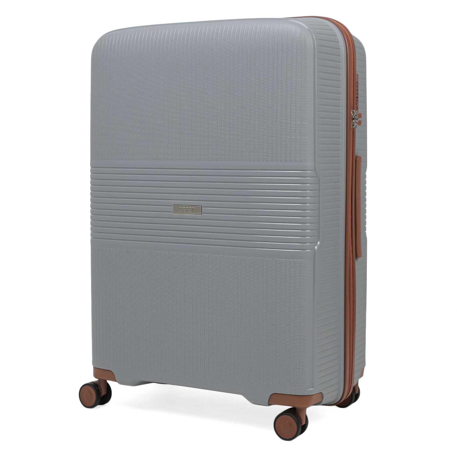 EN1060-28-3 FABRETTI Чемодан 4-х колесный 100% полипропилен