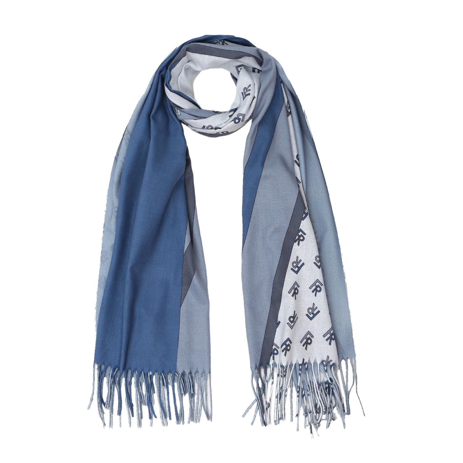 VFJ8-9 Шарф жен. 30% вискоза, 70% полиэстер 70x180 FABRETTI