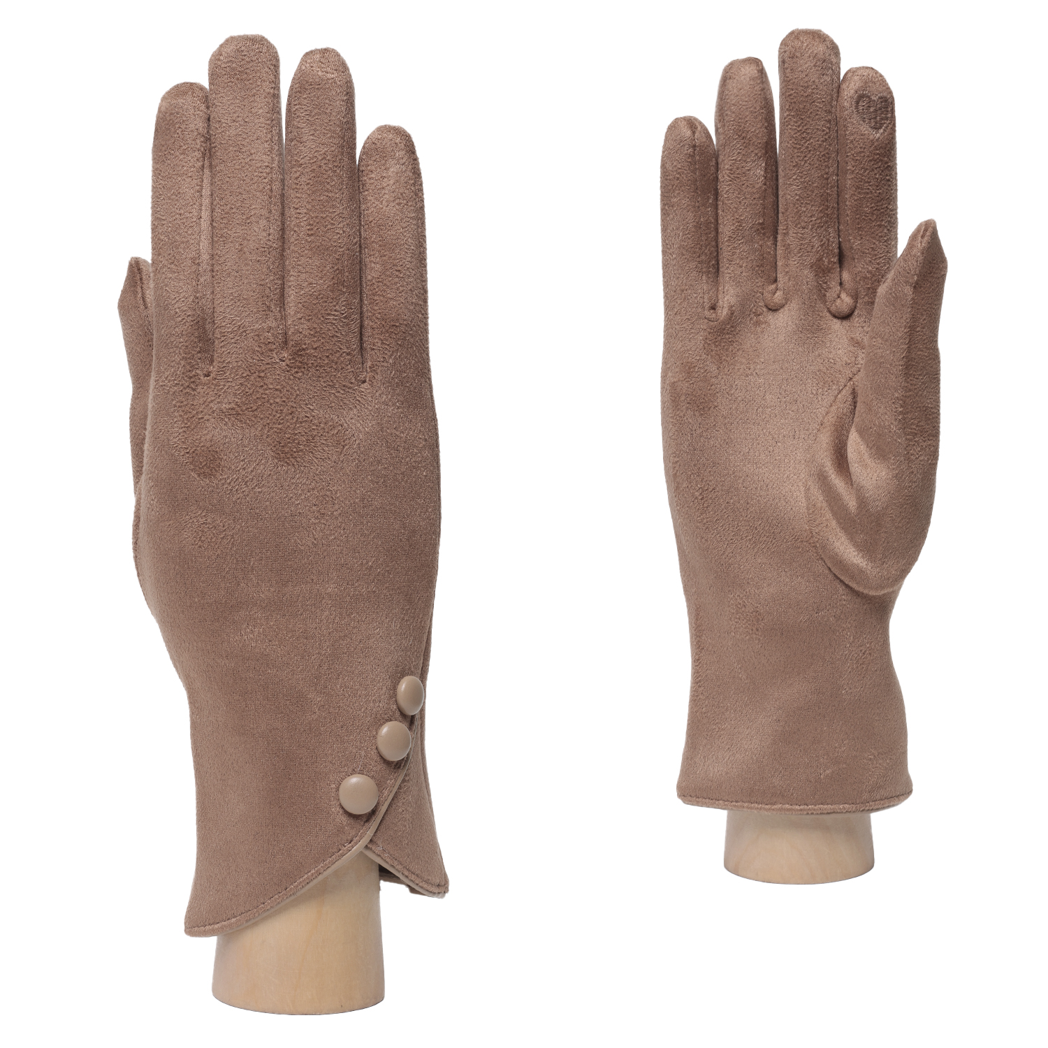 JMF76-13 FABRETTI Перчатки жен. 90% полиэстер/10% эластан