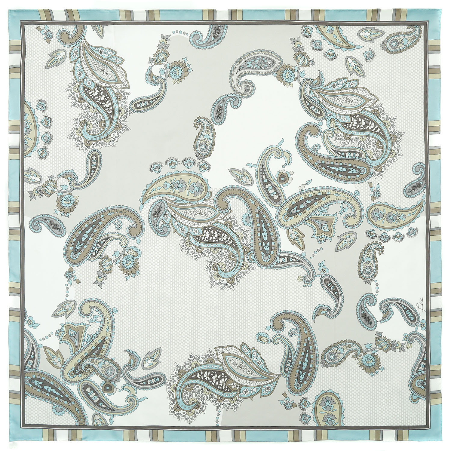 VFS0005-3 Платок жен. 100% шелк 90x90 FABRETTI