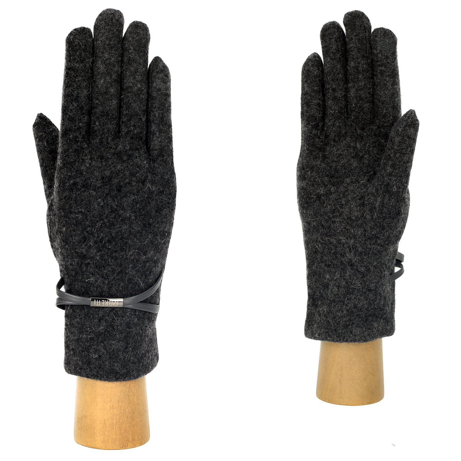 JIF69-9 FABRETTI Перчатки жен. 85% шерсть/15% эластан 