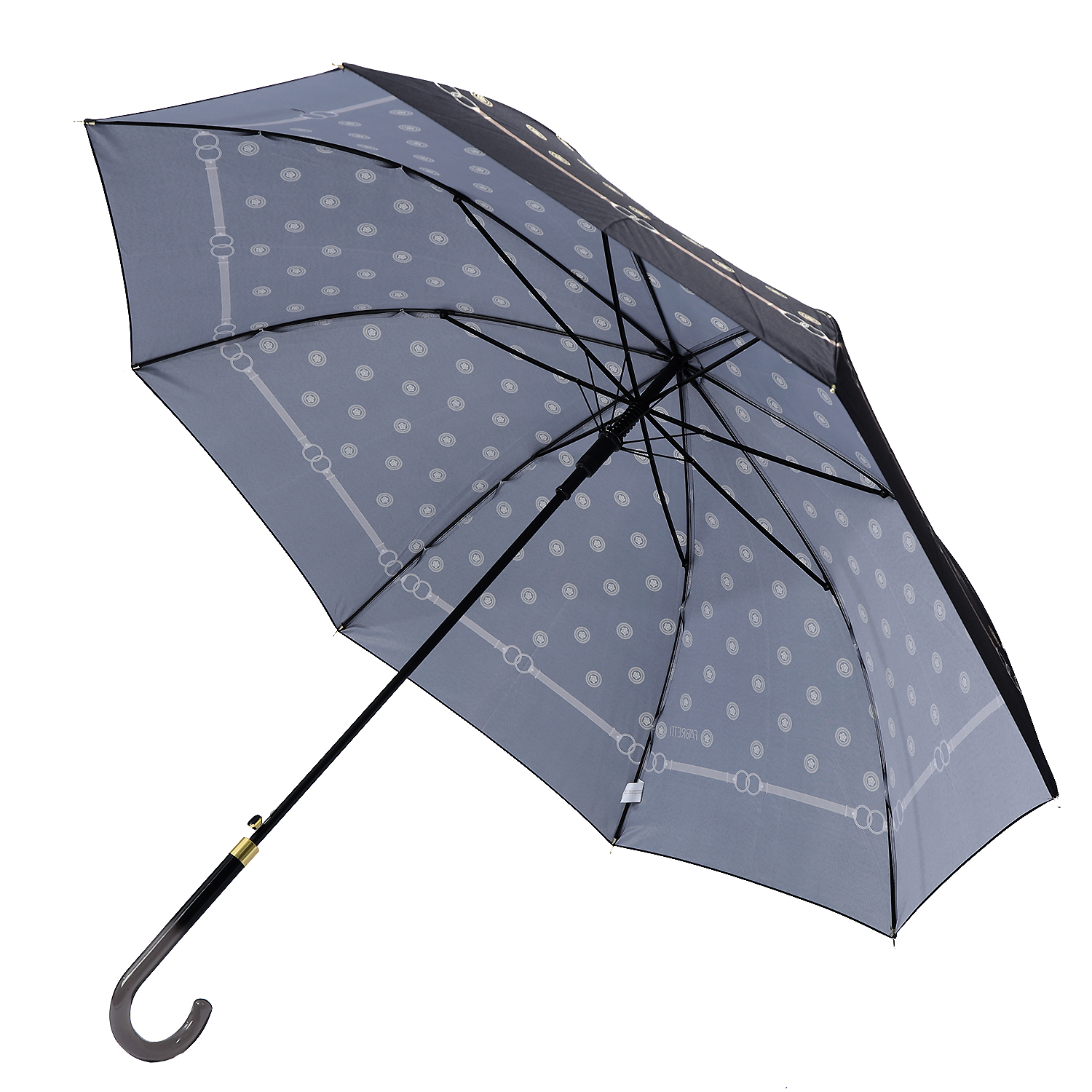 UFJ0035-2 Зонт-трость жен. Fabretti, сатин