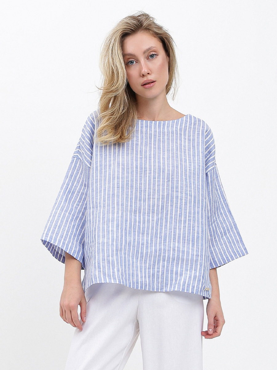 NK75-8 FABRETTI Блуза женская 100% лён