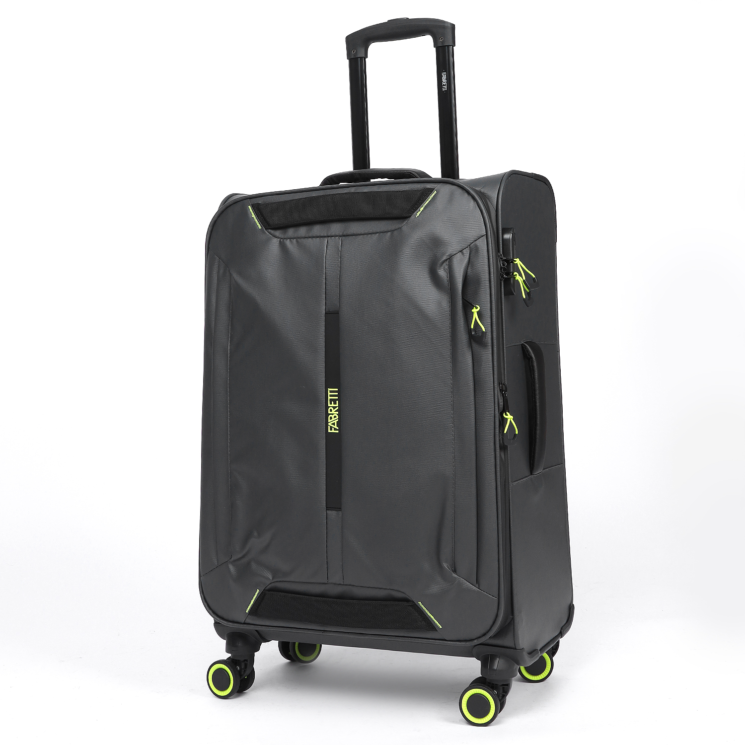 TR13545-24-3 FABRETTI Чемодан 4-х колесный 100% полиэстер