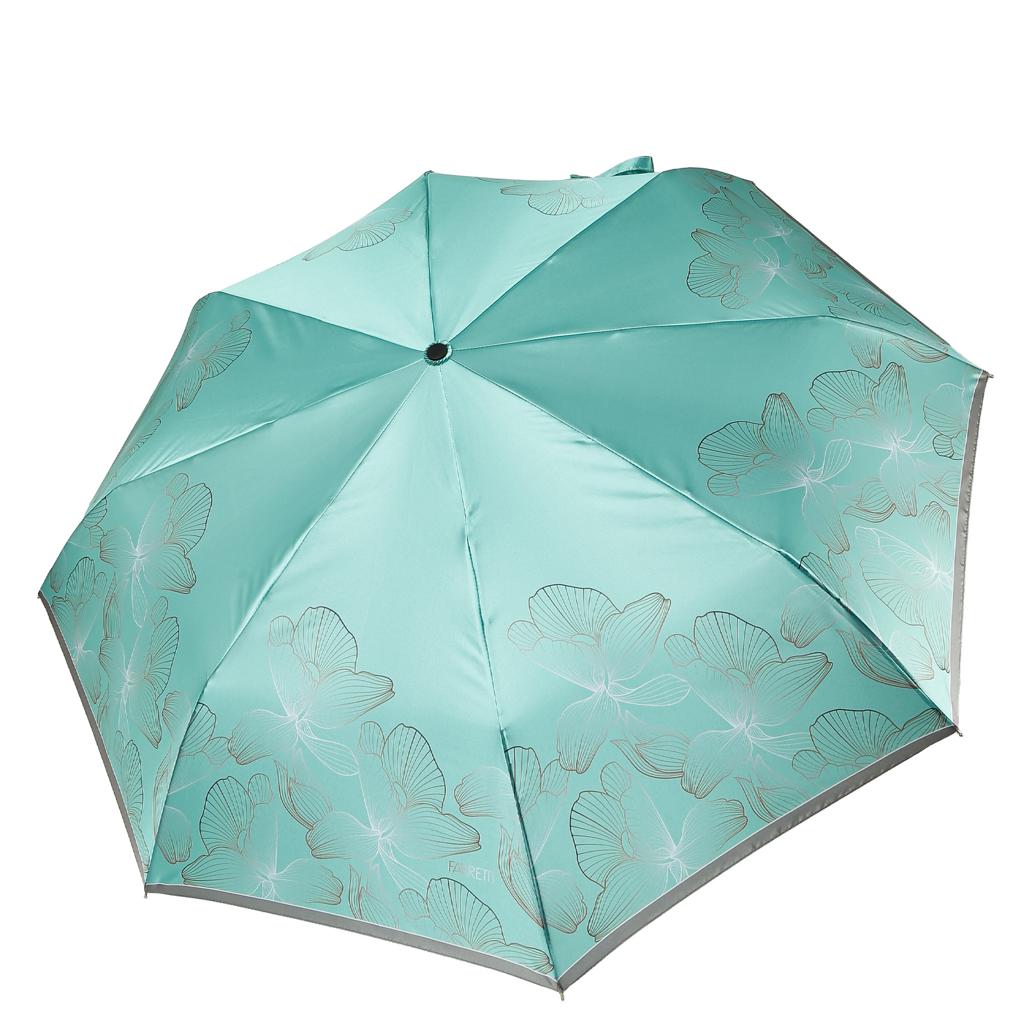 UFLS0104-11 Зонт жен. Fabretti, автомат, 3 сложения, сатин