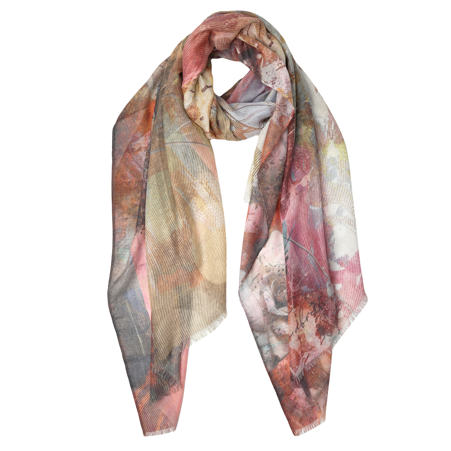 VFS3002-5 Шарф жен. 50% вискоза, 50% полиэстер 90x180 FABRETTI