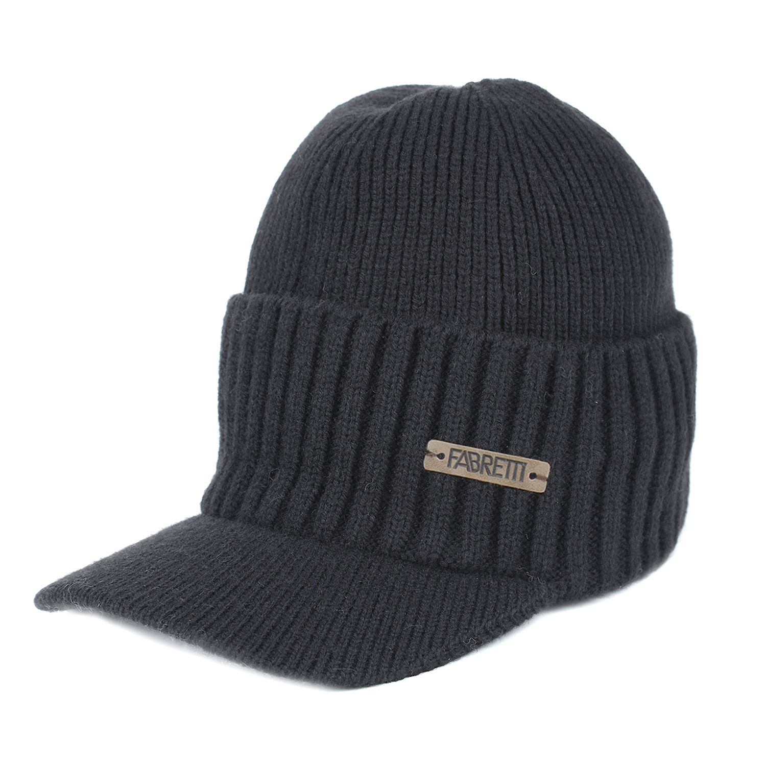 DWG79-45f Fabretti Кепка мужская 35% шерсть, 20% вискоза, 45% акрил