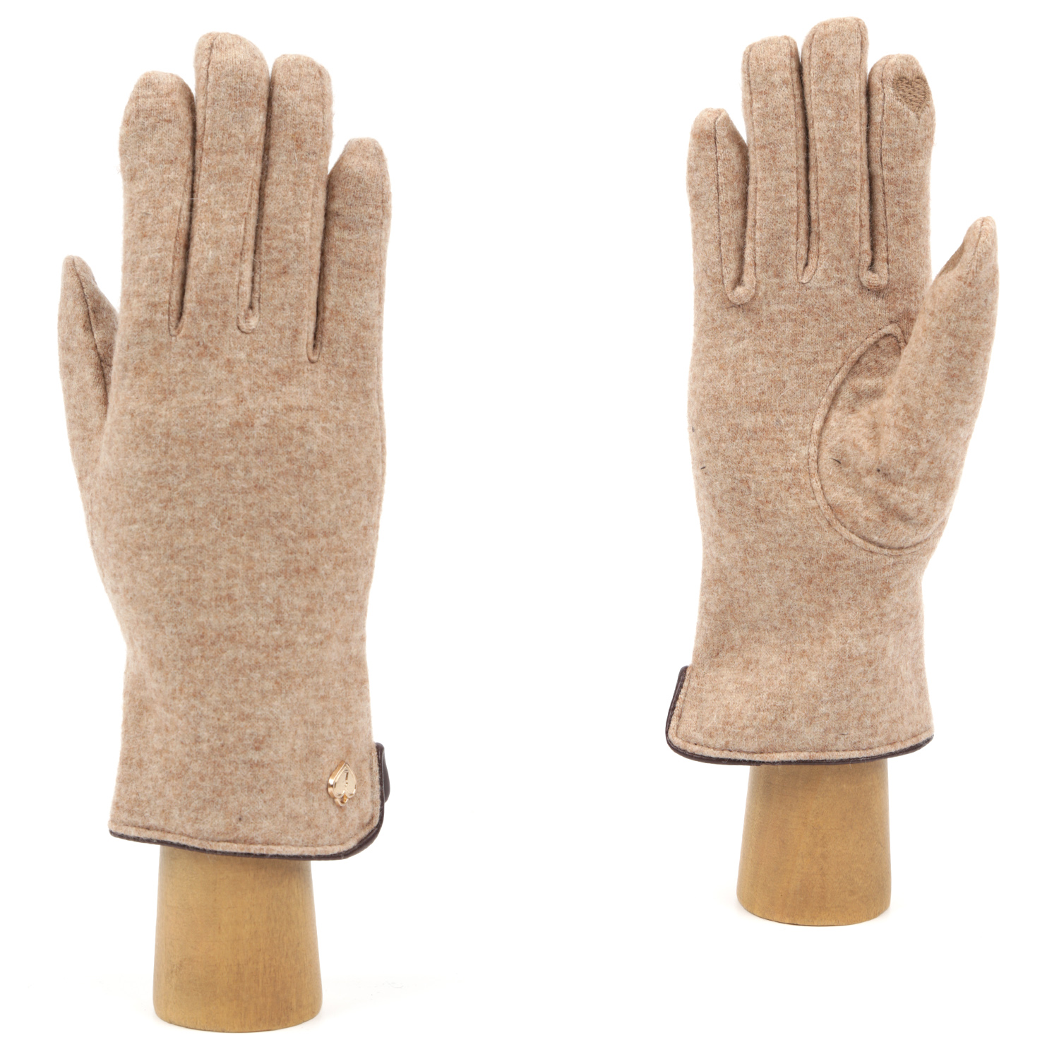 TM9-3 FABRETTI Перчатки жен. 90% шерсть/10% эластан