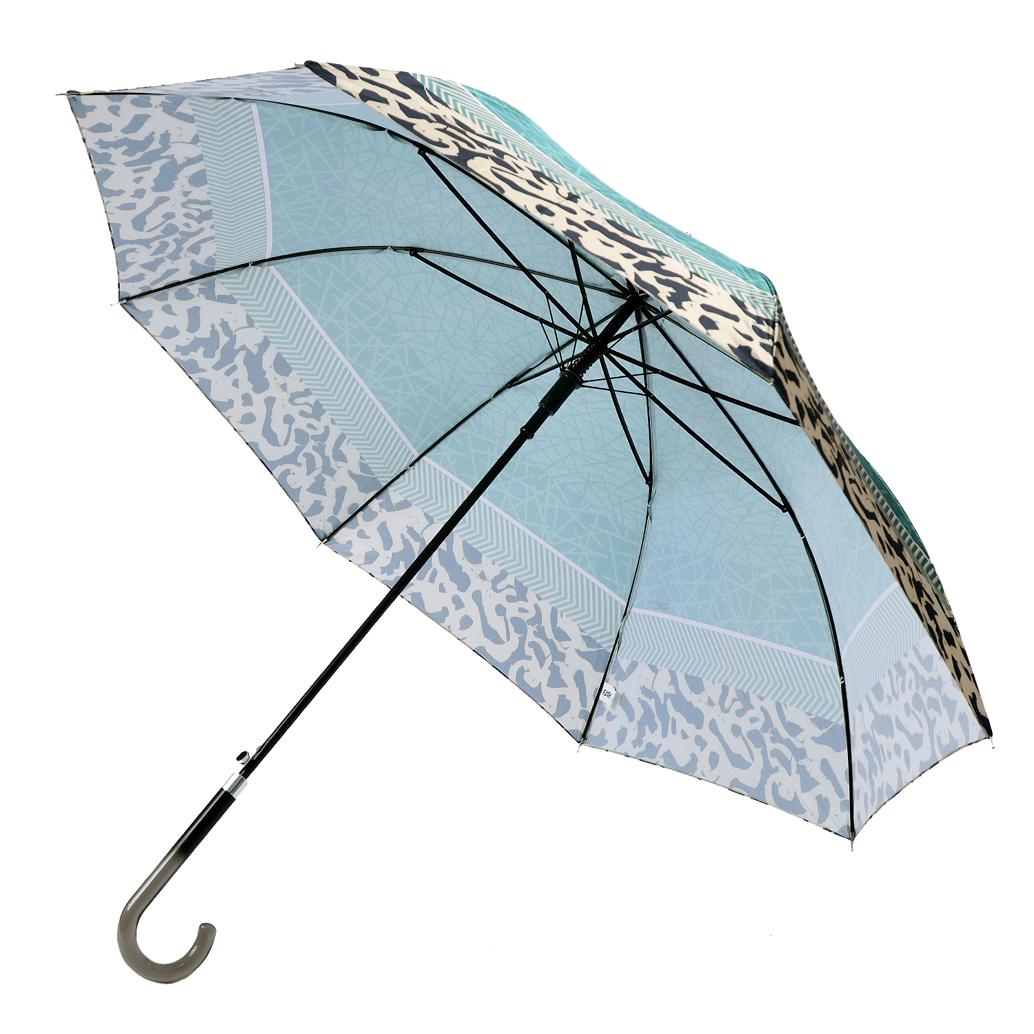 UFJ0036-11 Зонт-трость жен. Fabretti, сатин