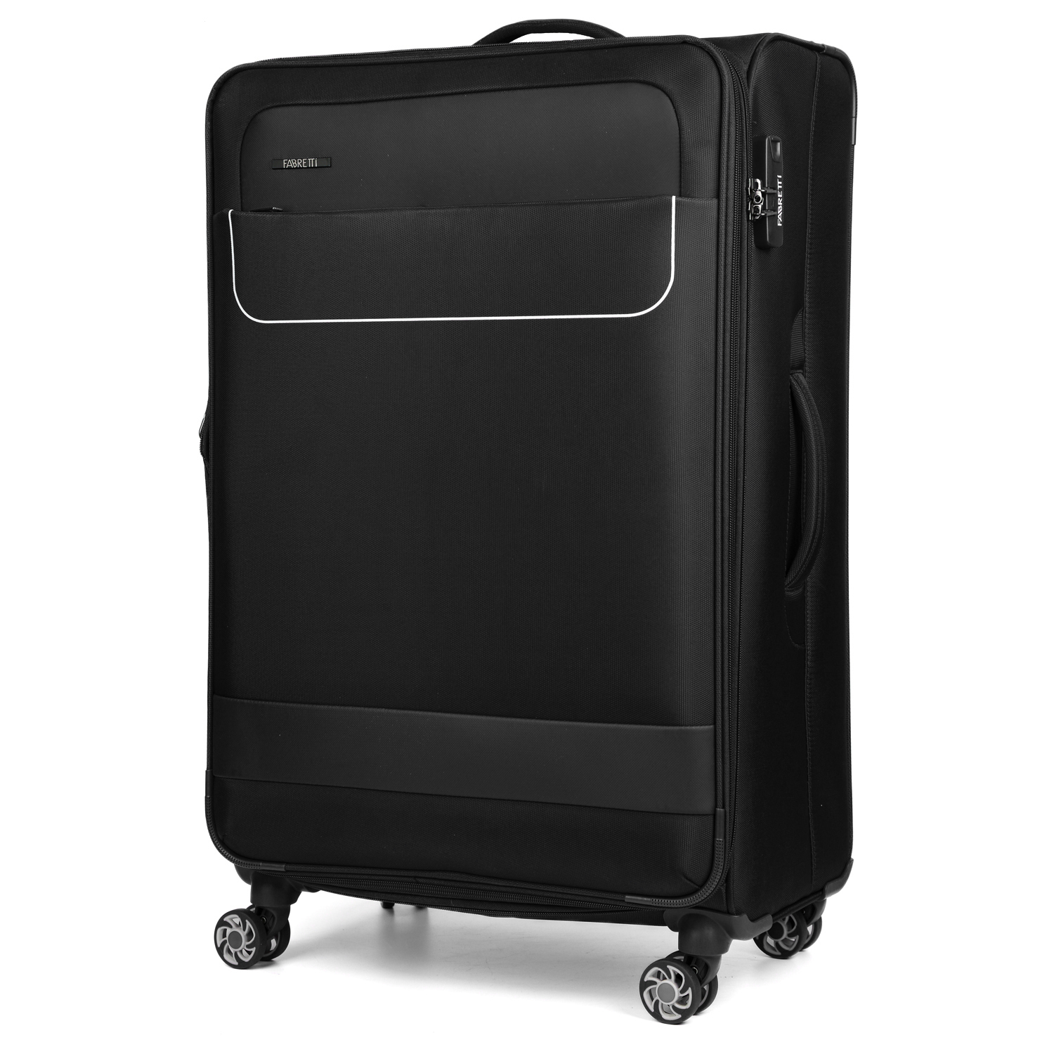 TRM2320-28-2 FABRETTI Чемодан 4-х колесный 100% полиэстер