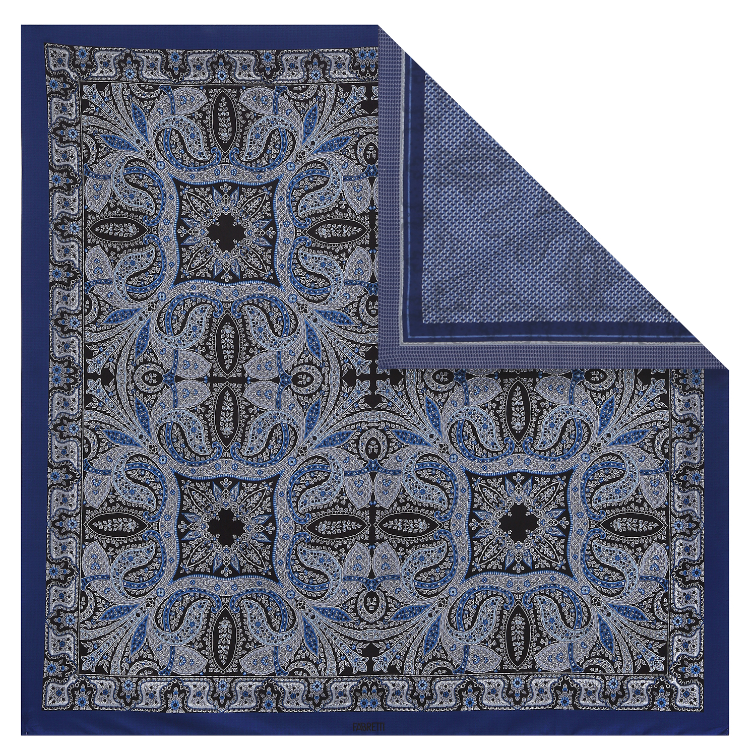 VFS3-8 Платок жен. 100% полиэстер 90x90 FABRETTI