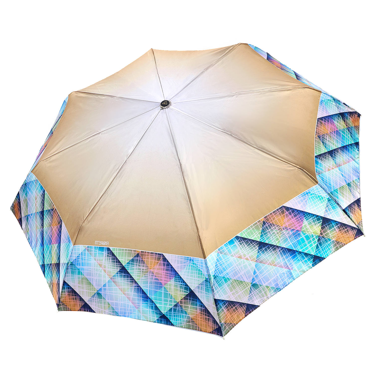 UFS0143-13 Зонт жен. Fabretti, автомат, 3 сложения, сатин