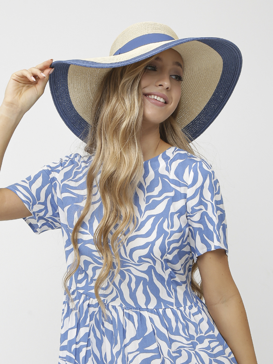 WG59-13.8 FABRETTI Шляпа жен. 90% целлюлоза/10%полиэстер  