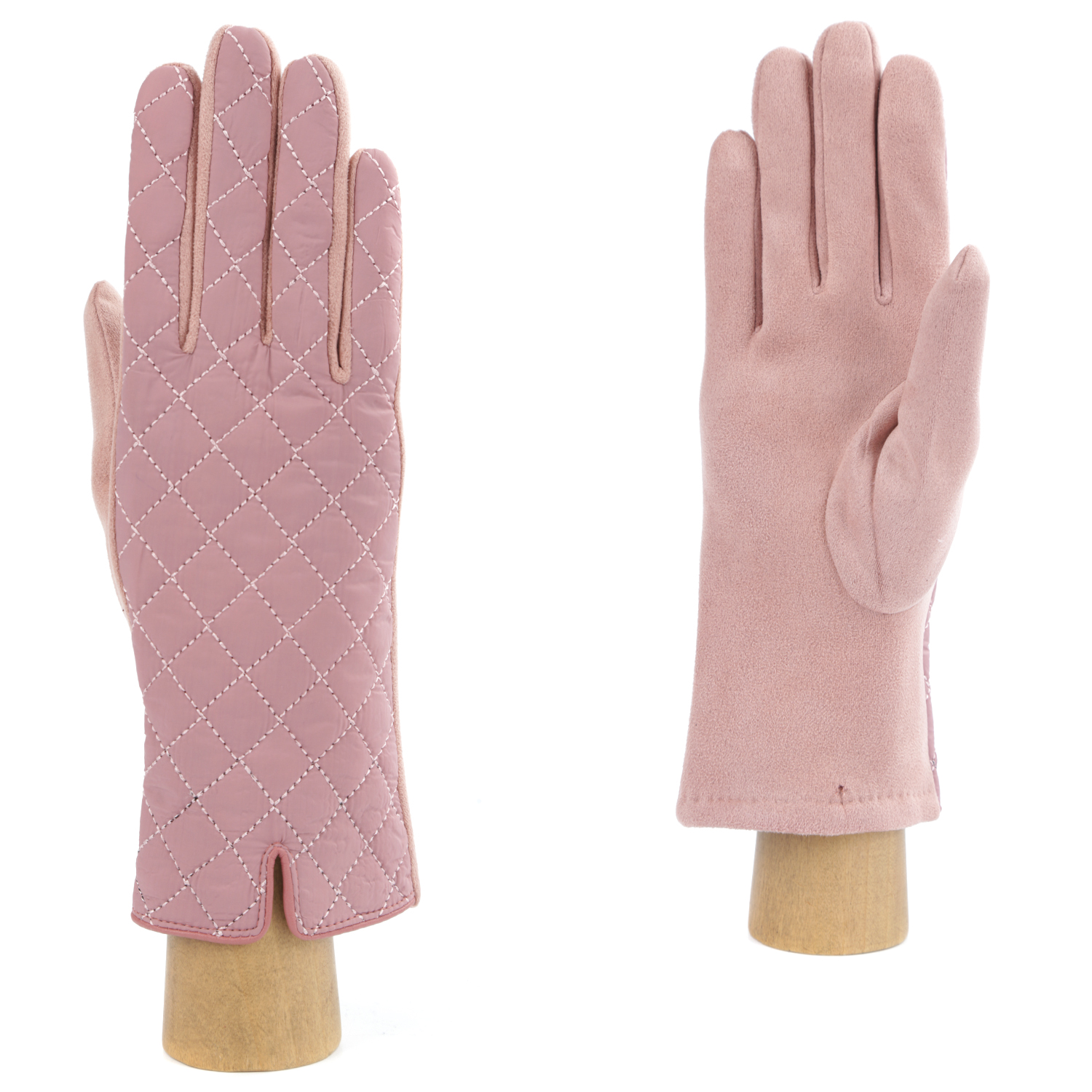 JDF19-21 FABRETTI Перчатки жен. 100%полиэстер,90%полиэстр/10%эластан