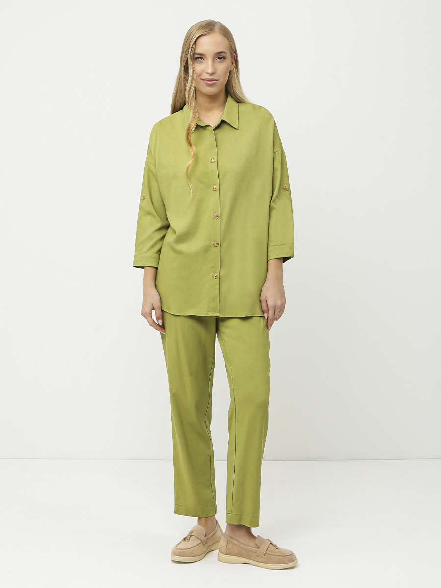 NCF80-150 FABRETTI Брюки женские 70% лён 30% вискоза