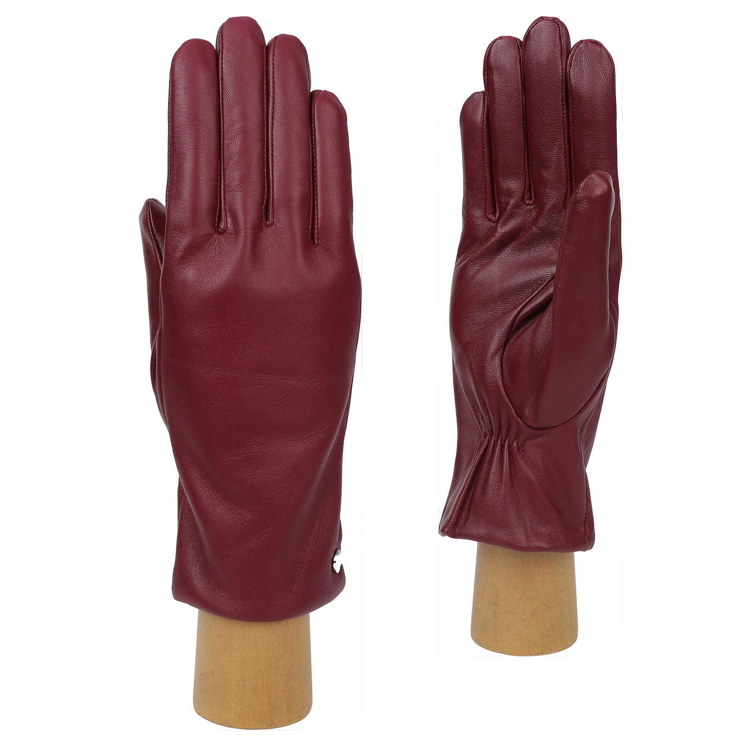 F14-8 bordo FABRETTI Перчатки жен. нат. кожа