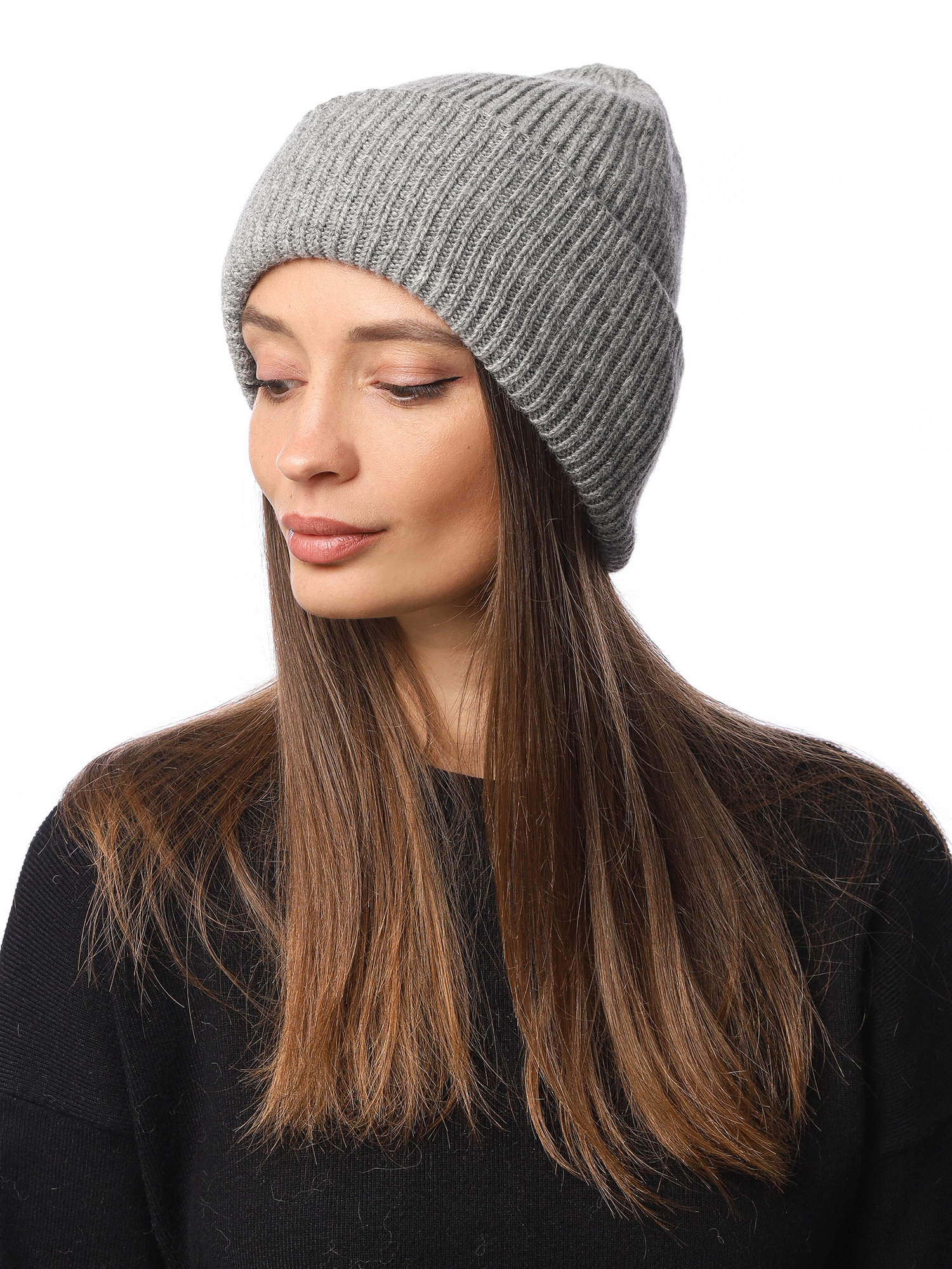 DW144-3 Fabretti Шапка женская 15% кашемир, 40% вискоза, 45% нейлон