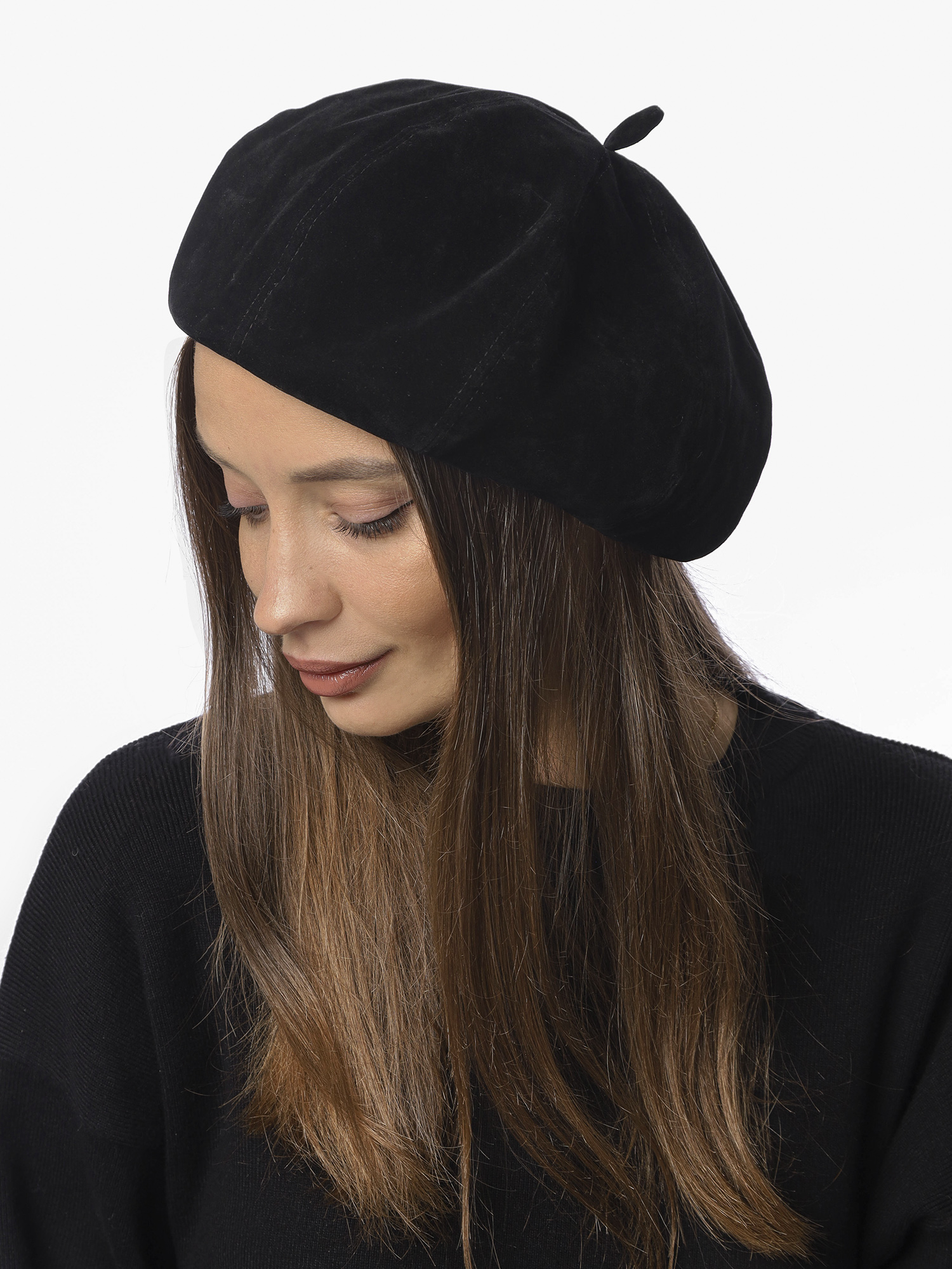 DT2-2 Fabretti Берет женский 100% полиэстер