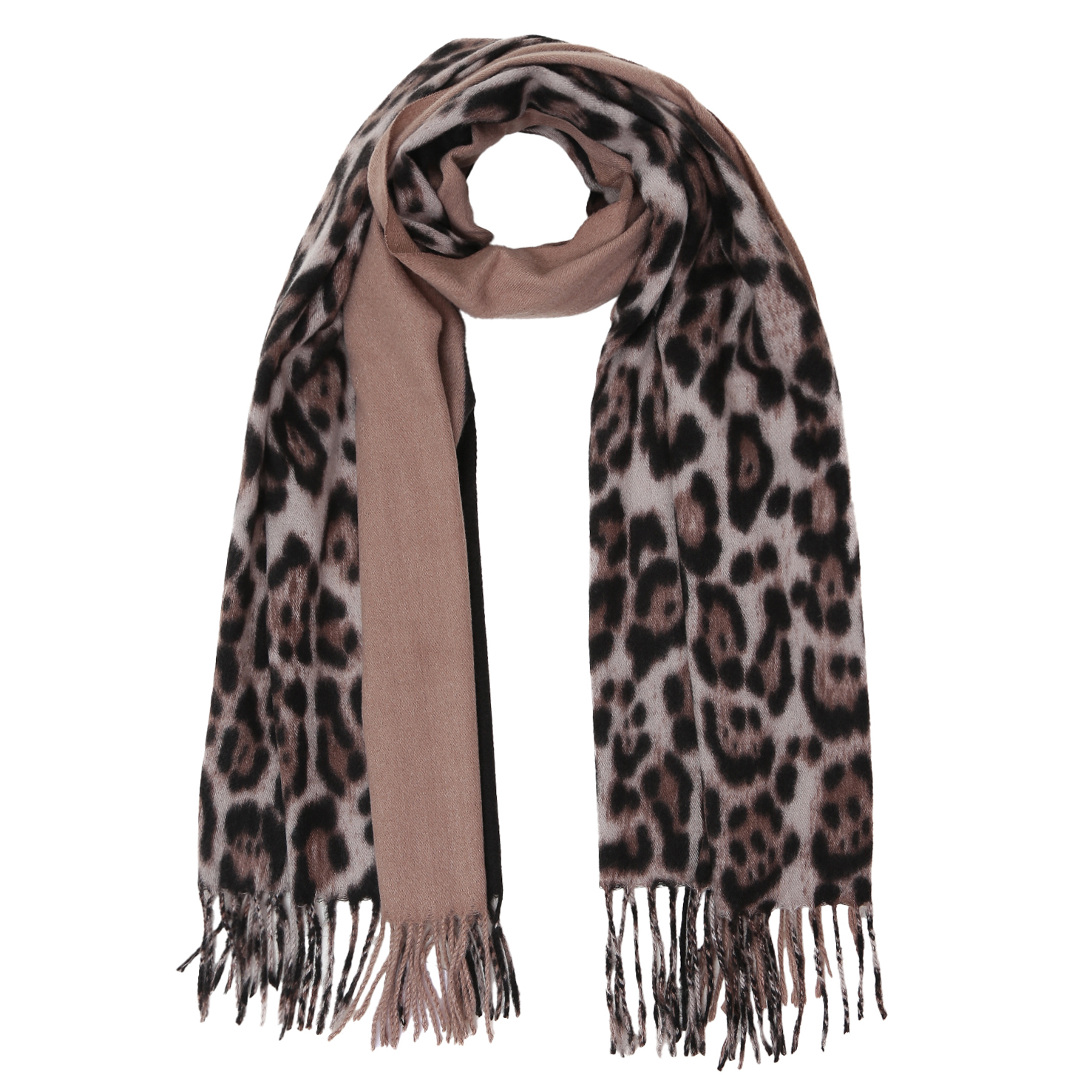 VFGI1-12 Шарф жен. 100% полиэстер 70x180 FABRETTI