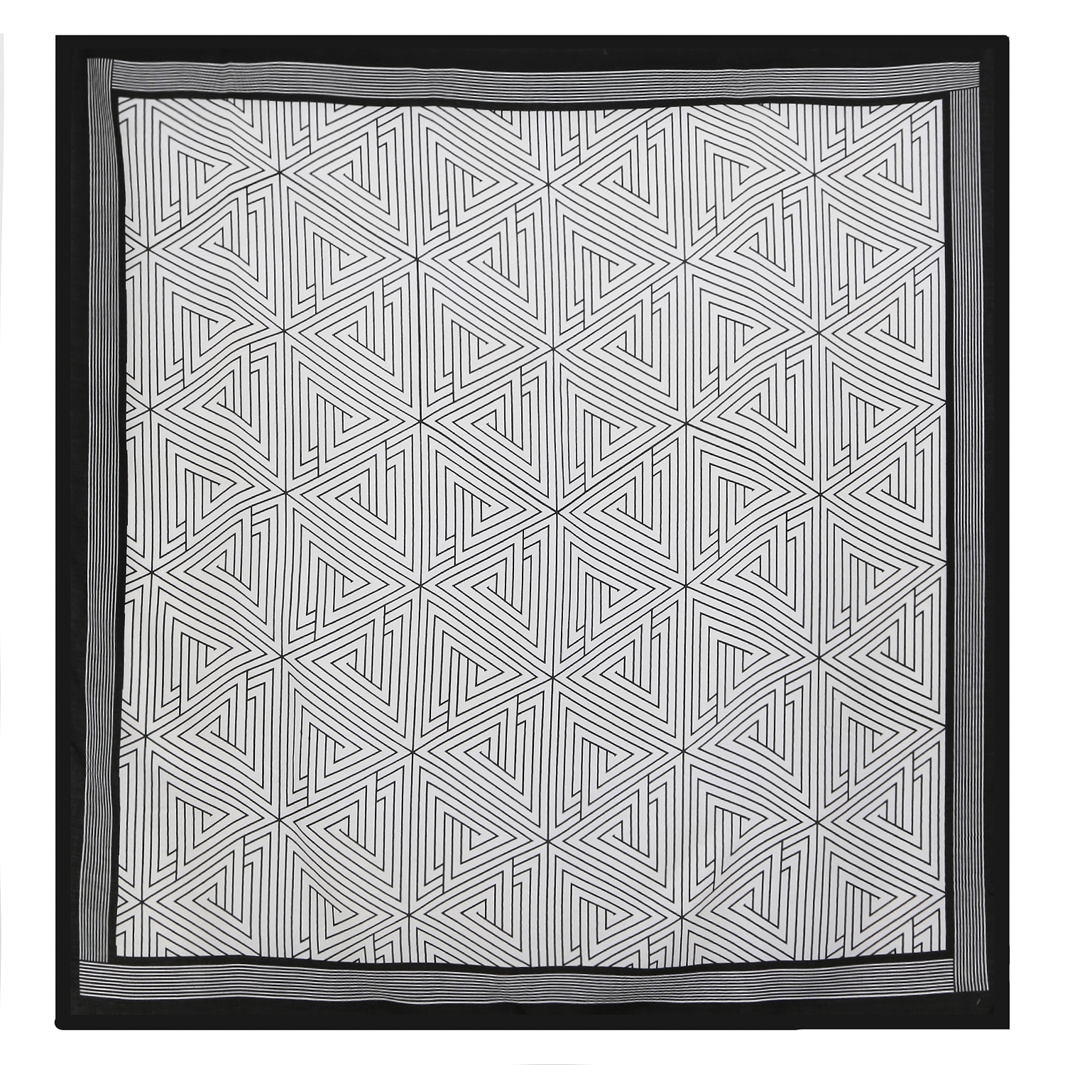 VFJ1-30 Платок жен. 100% полиэстер 110x110 FABRETTI