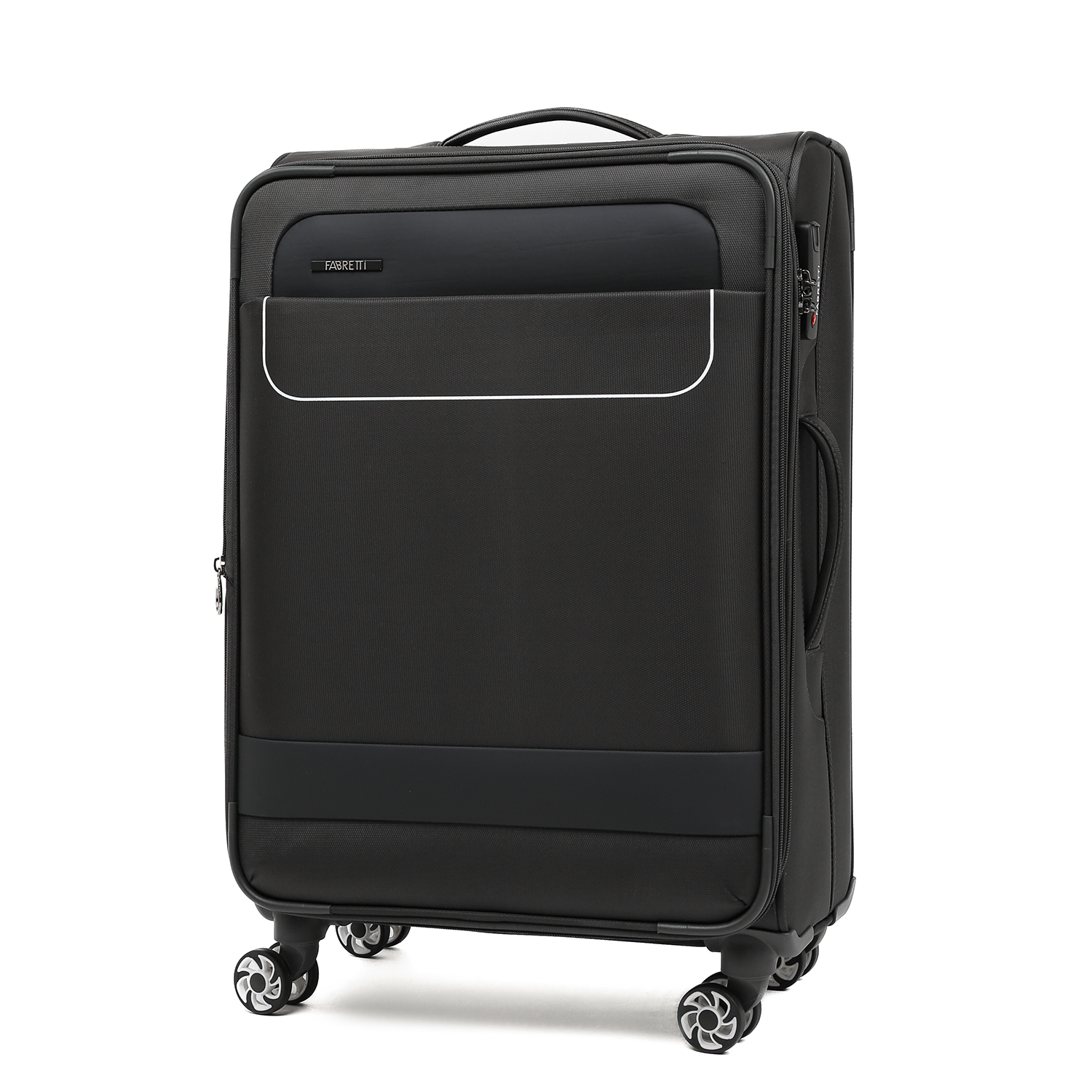 TRM2320-24-3 FABRETTI Чемодан 4-х колесный 100% полиэстер