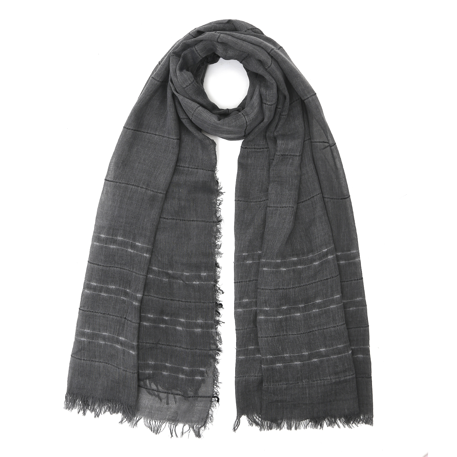 VGJ1-3 Шарф муж. 100% полиэстер 95x190 FABRETTI